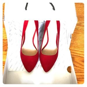 Authentic Aldo Sz 7.5 suede black heel